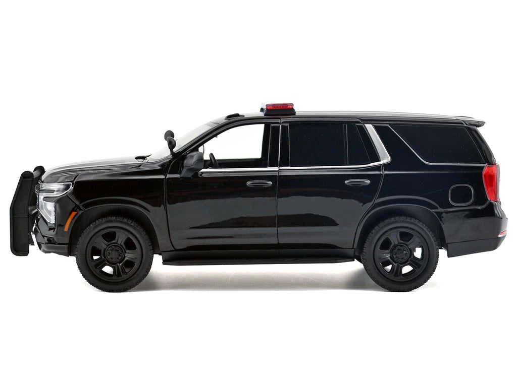 2025 Chevrolet Tahoe PPV Black "Custom Builder's Kit - Law Enforcement and Public Service" Series 1/24 Diecast Model Car by Motormax - image 3