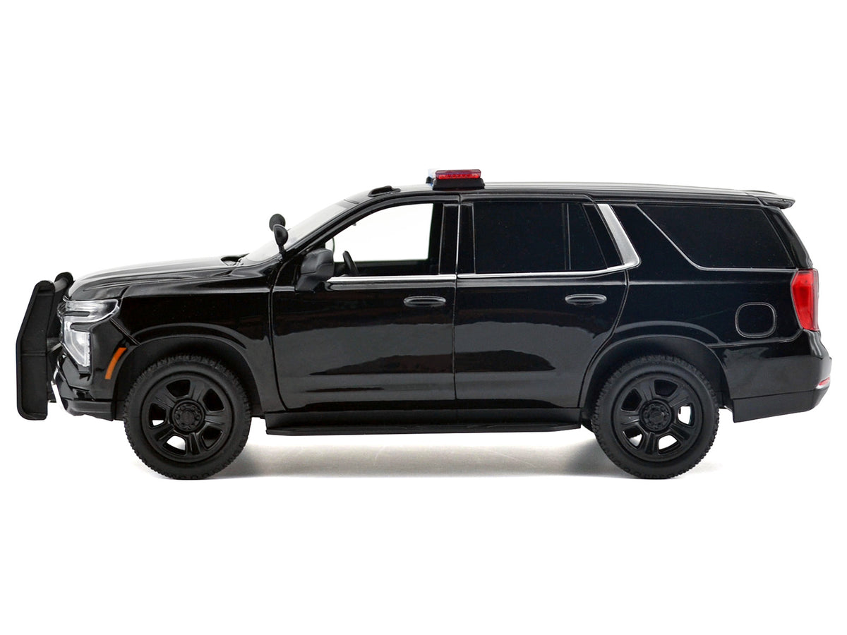 2025 Chevrolet Tahoe PPV Black "Custom Builder's Kit - Law Enforcement and Public Service" Series 1/24 Diecast Model Car by Motormax - image 3