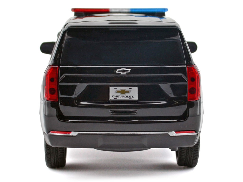 2025 Chevrolet Tahoe PPV Black "Custom Builder's Kit - Law Enforcement and Public Service" Series 1/24 Diecast Model Car by Motormax - image 5
