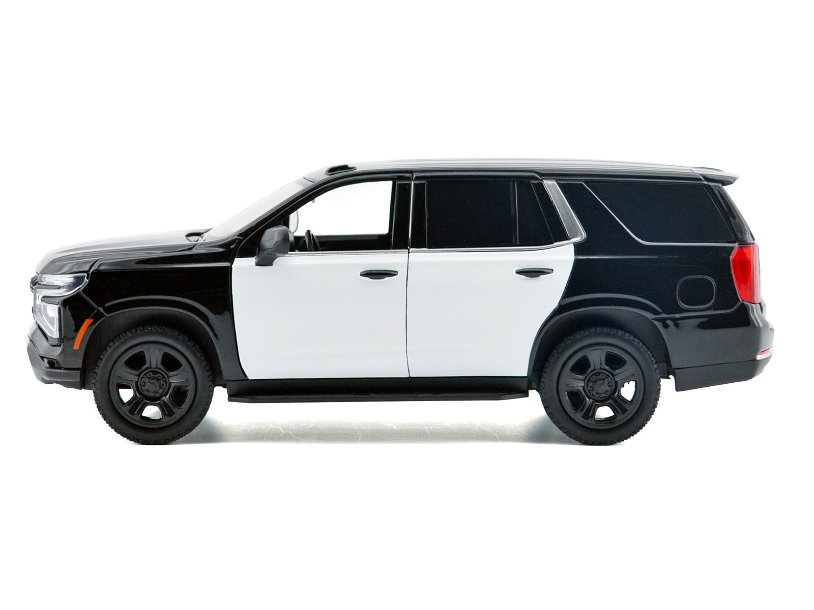 2025 Chevrolet Tahoe PPV Black and White "Custom Builder's Kit - Law Enforcement and Public Service" Series 1/24 Diecast Model Car by Motormax - image 3