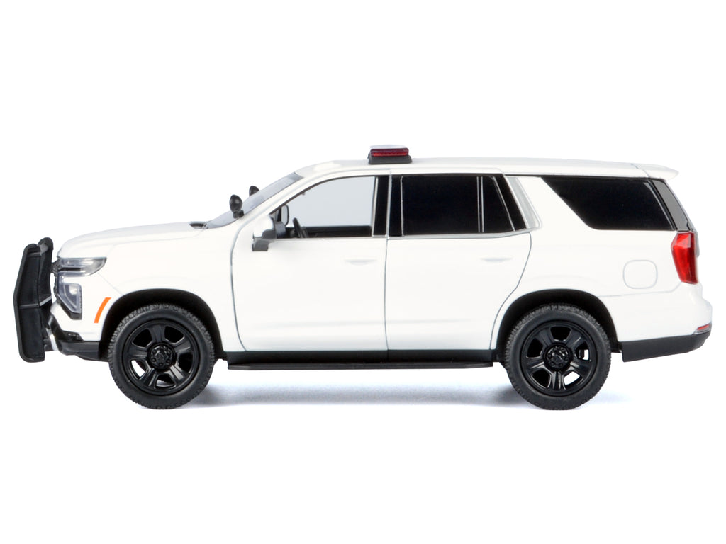 2025 Chevrolet Tahoe PPV White "Custom Builder's Kit - Law Enforcement and Public Service" Series 1/24 Diecast Model Car by Motormax - image 3