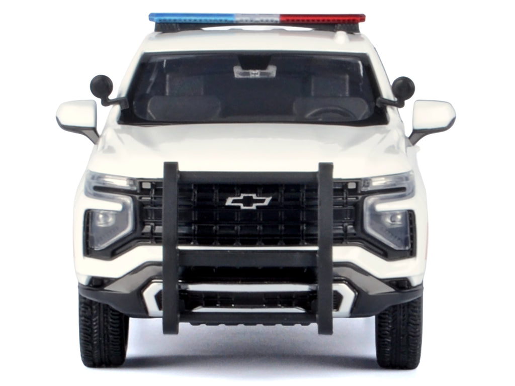 2025 Chevrolet Tahoe PPV White "Custom Builder's Kit - Law Enforcement and Public Service" Series 1/24 Diecast Model Car by Motormax - image 4