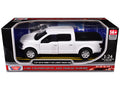 2019 Ford F-150 Lariat Crew Cab Pickup Truck Unmarked Plain White "Custom Builder's Kit - Law Enforcement and Public Service" Series 1/27 Diecast Model Car by Motormax