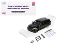 2022 Ford Police Interceptor Utility Unmarked Black "Builder's Kit" "Law Enforcement and Public Service" Series 1/24 Diecast Model Car by Motormax