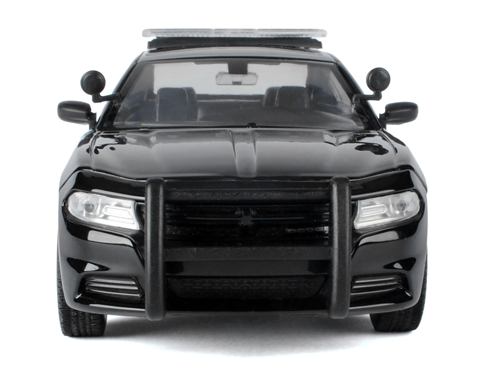 2023 Dodge Charger Pursuit Police Car Black and White "Law Enforcement and Public Service" Series 1/24 Diecast Model Car by Motormax - image 5