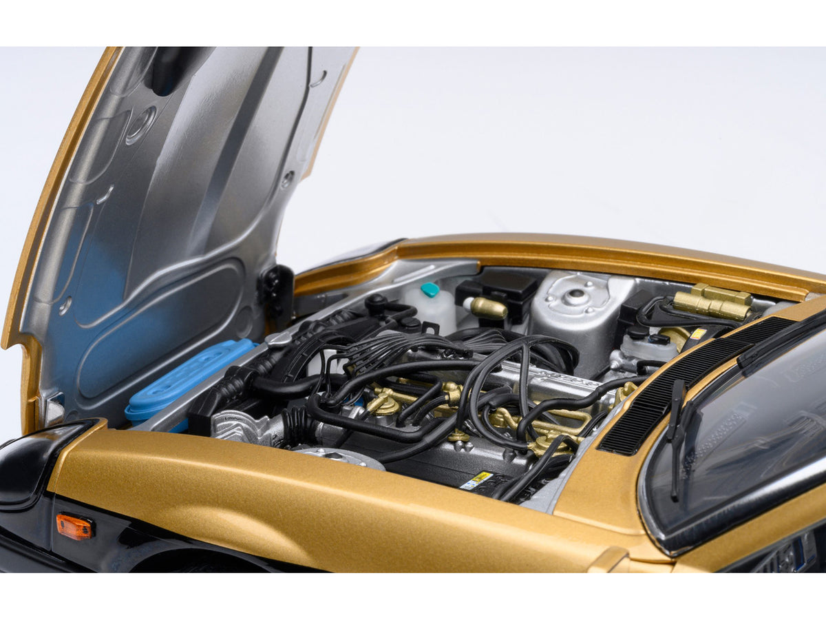Nissan Fairlady Z (S130) RHD (Right Hand Drive) "Super Z" Gold Metallic and Black "Seibu Keisatsu" (1979-1984) TV Series 1/18 Model Car by Autoart - image 4