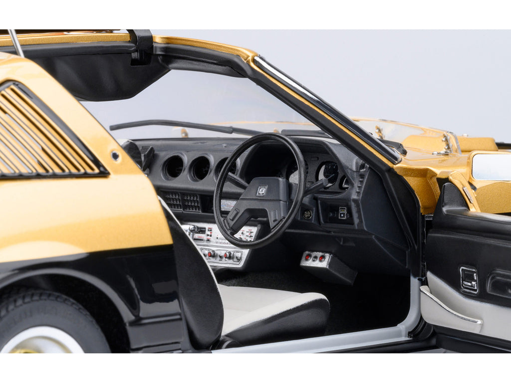 Nissan Fairlady Z (S130) RHD (Right Hand Drive) "Super Z" Gold Metallic and Black "Seibu Keisatsu" (1979-1984) TV Series 1/18 Model Car by Autoart - image 5