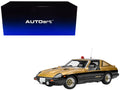 Nissan Fairlady Z (S130) RHD (Right Hand Drive) "Super Z" Gold Metallic and Black "Seibu Keisatsu" (1979-1984) TV Series 1/18 Model Car by Autoart