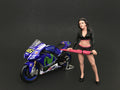 Umbrella Girl I Figure For 1:24 Scale Models by American Diorama