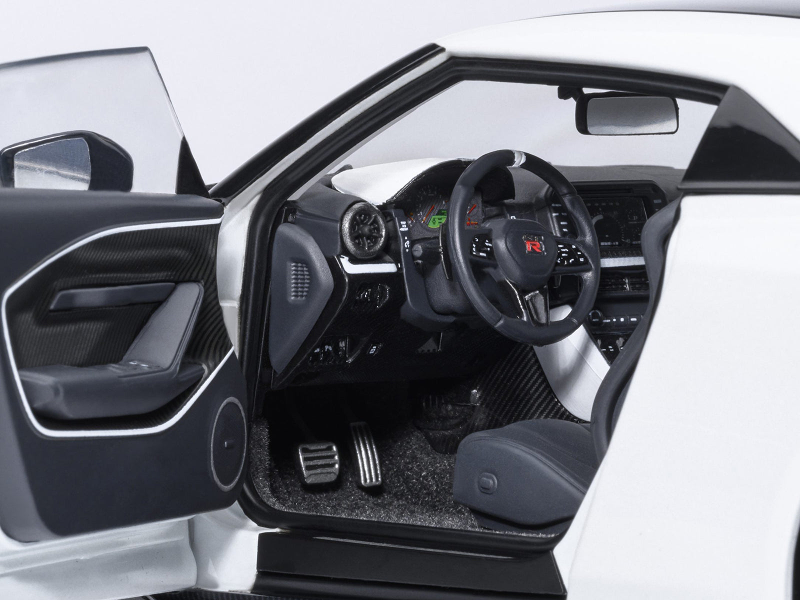 Nissan GT-R50 By ItalDesign Black and White Metallic 1/18 Model Car by Autoart - image 3