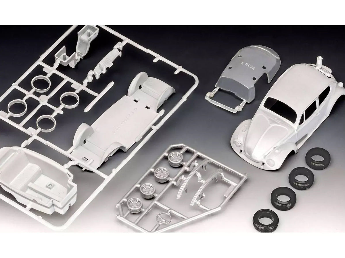 Level 3 Model Kit 1968 Volkswagen Beetle All-Included Kit 1/32 Scale Model by Revell