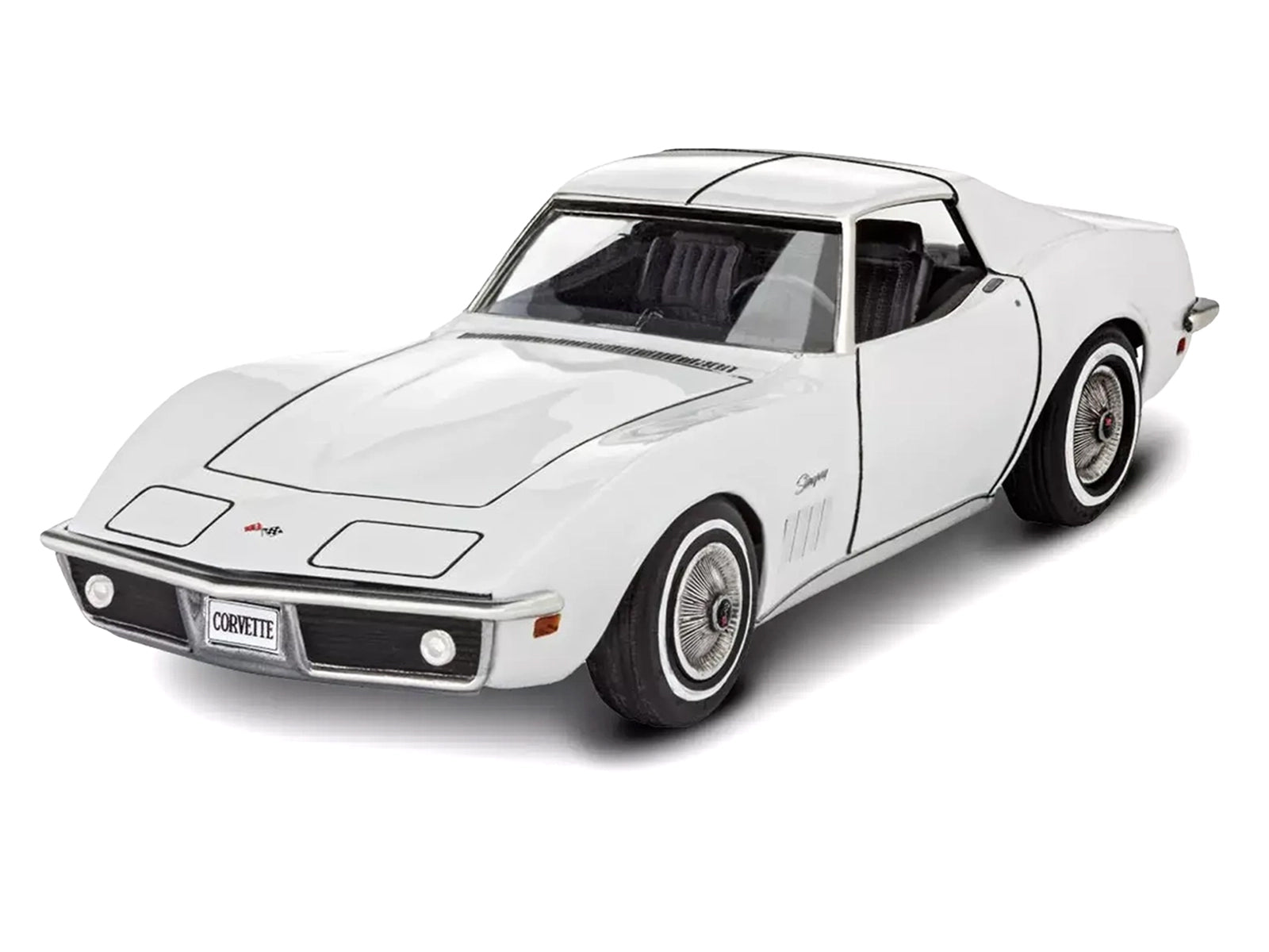 Level 3 Model Kit 1969 Chevrolet Corvette Stingray All-Included Kit 1/32 Scale Model by Revell