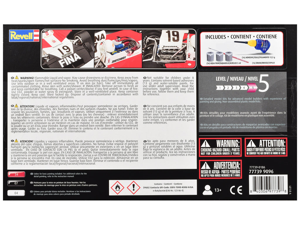 Level 5 Model Kit Surtees TS16/03 All-Included Kit 1/32 Scale Model by Revell