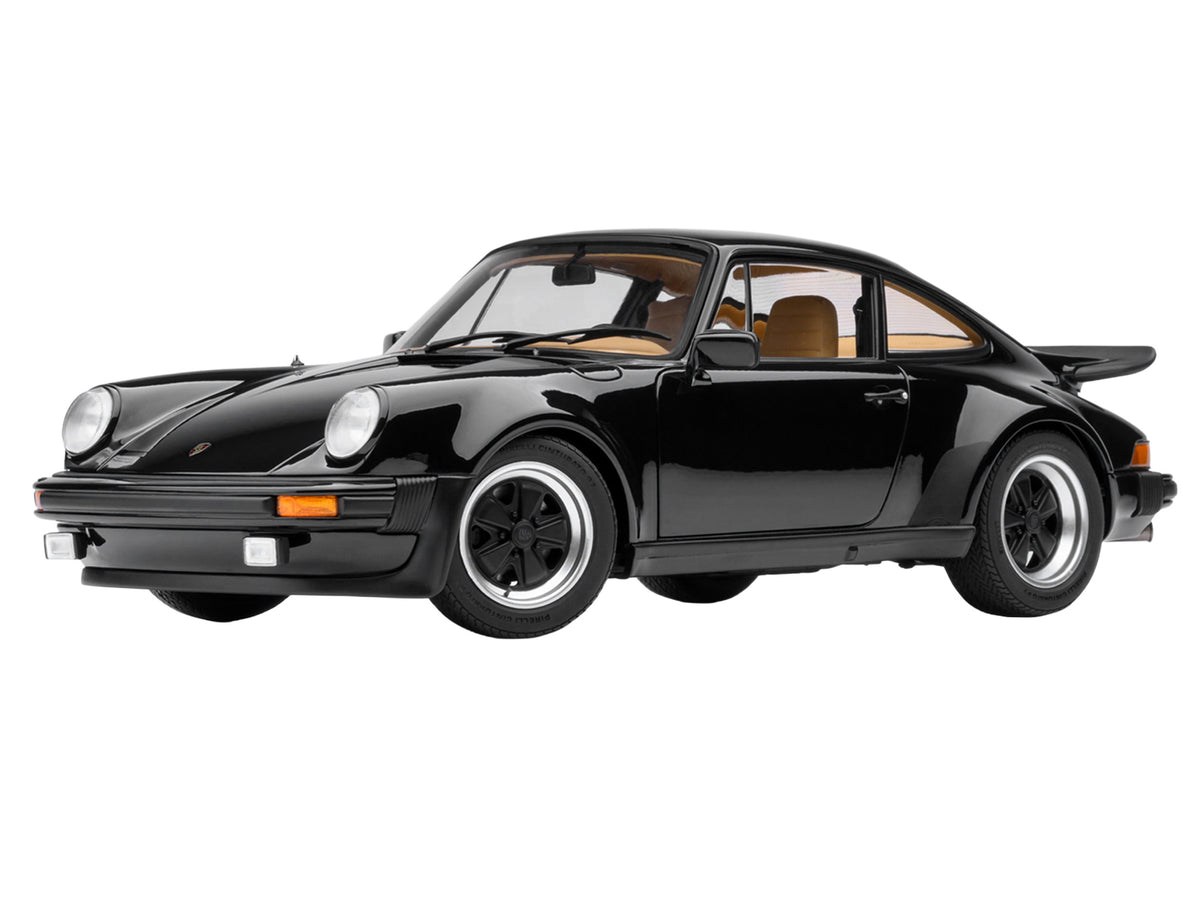 Porsche 911 Turbo 3.0 (930) Black 1/18 Model Car by Autoart - image 2