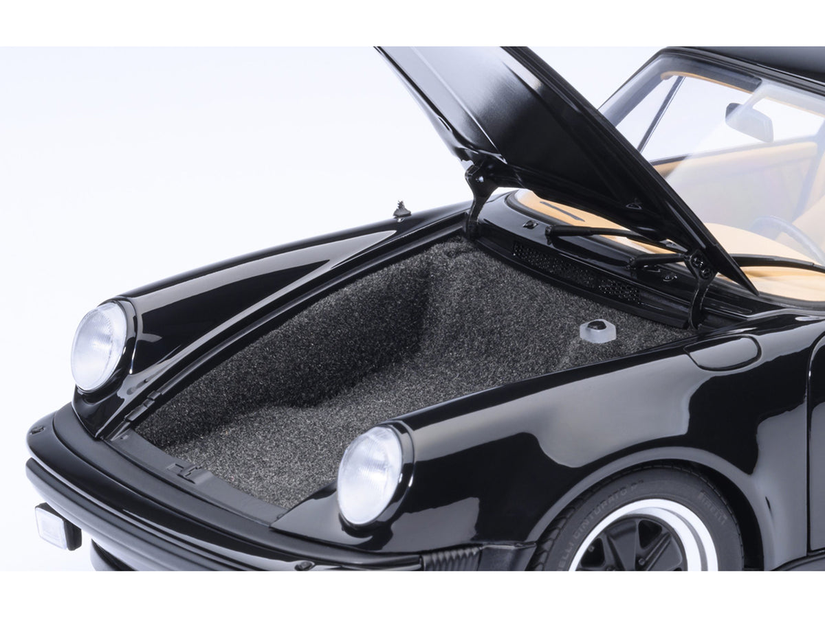 Porsche 911 Turbo 3.0 (930) Black 1/18 Model Car by Autoart - image 4