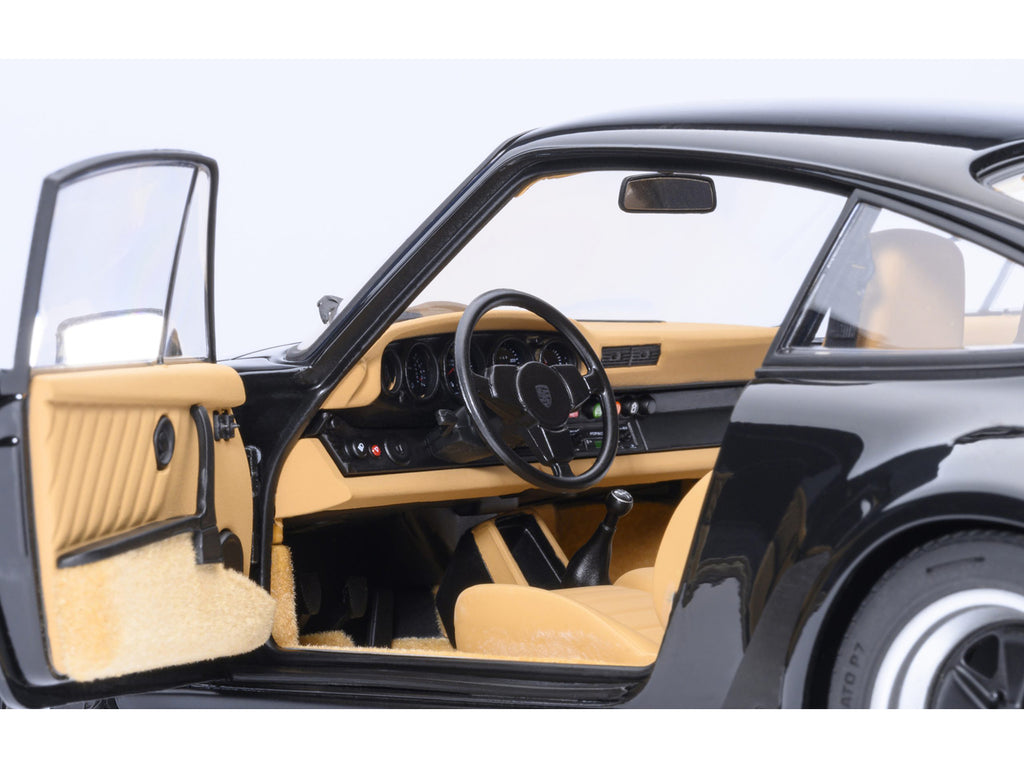 Porsche 911 Turbo 3.0 (930) Black 1/18 Model Car by Autoart - image 5