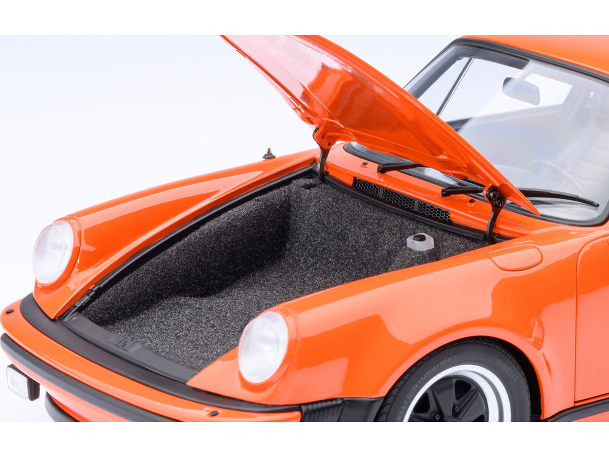 Porsche 911 Turbo 3.0 (930) Continental Orange 1/18 Model Car by Autoart - image 5