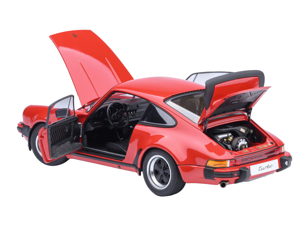 Porsche 911 Turbo 3.0 (930) Guards Red 1/18 Model Car by Autoart - image 3