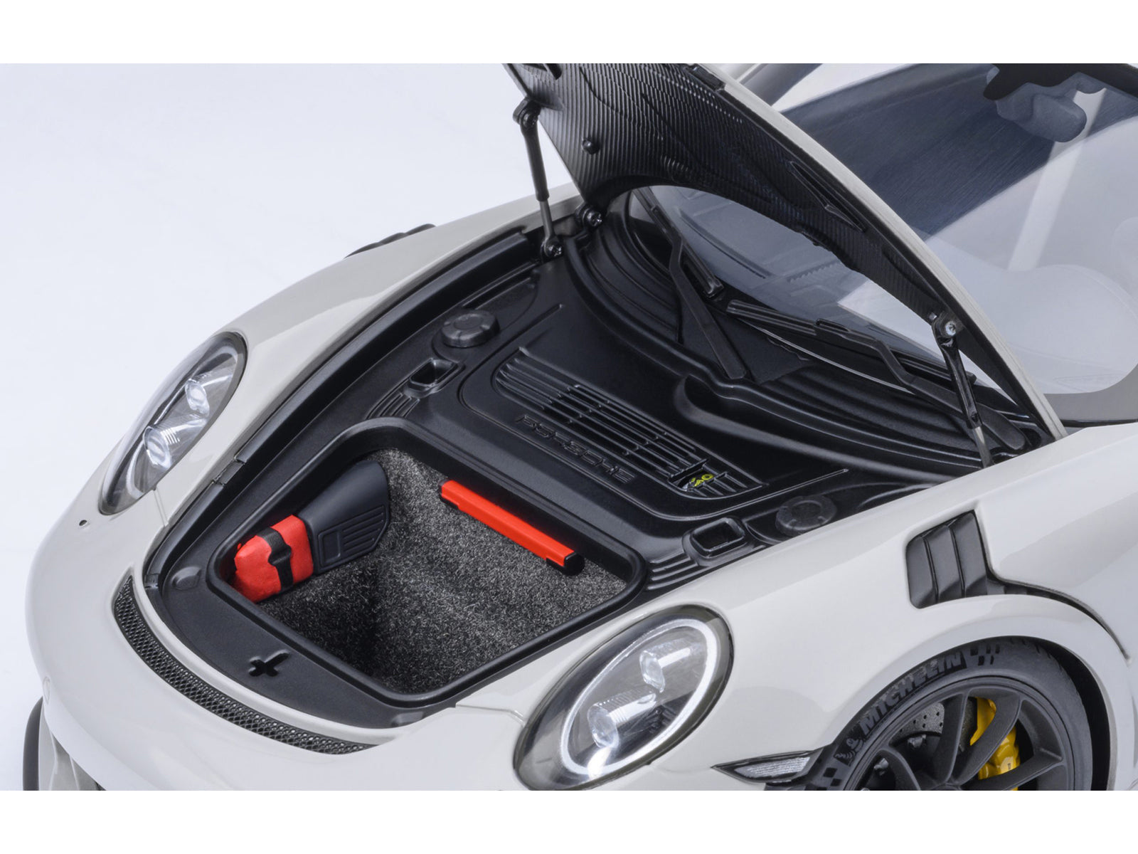 Porsche 911 (991.2) GT3 RS Crayon Gray 1/18 Model Car by Autoart - image 3