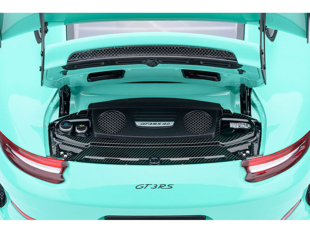 Porsche 911 (991.2) GT3 RS Mint Green 1/18 Model Car by Autoart - image 5