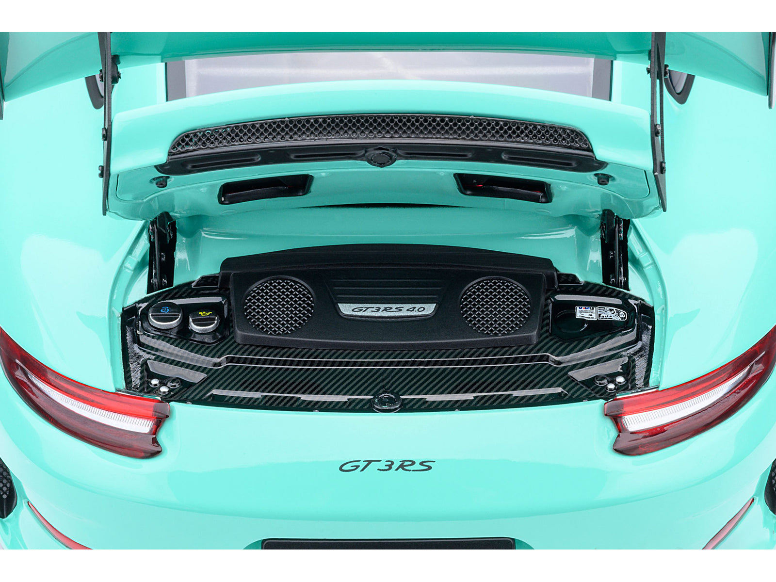 Porsche 911 (991.2) GT3 RS Mint Green 1/18 Model Car by Autoart - image 5
