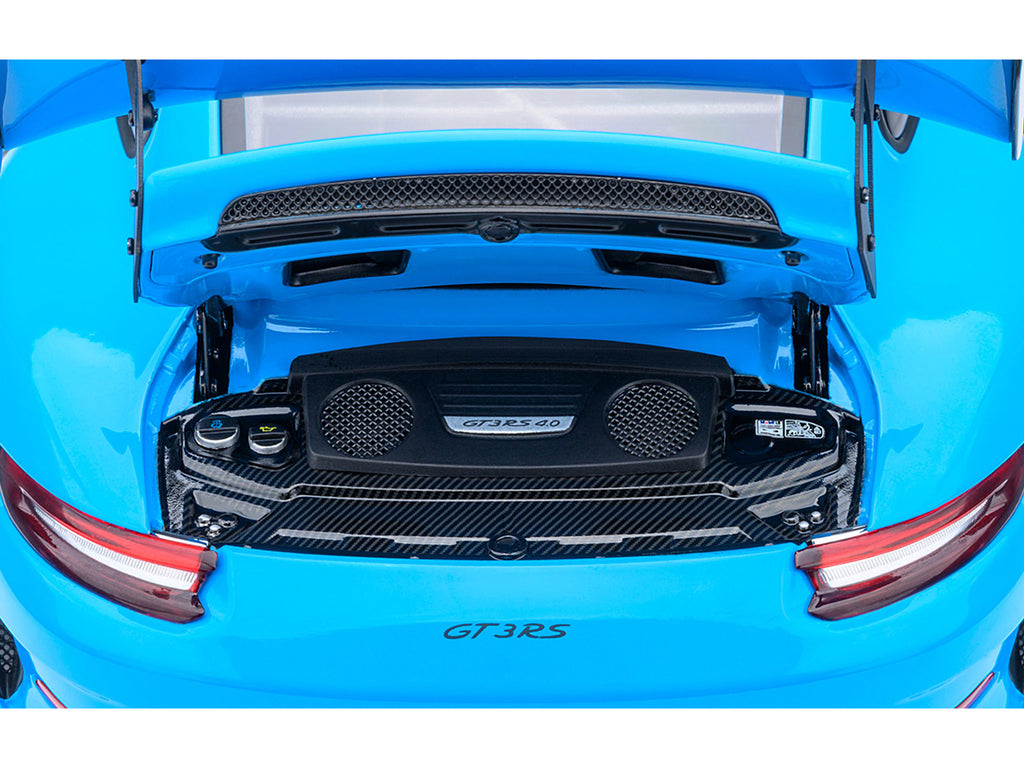 Porsche 911 (991.2) GT3 RS Riviera Blue 1/18 Model Car by Autoart - image 5