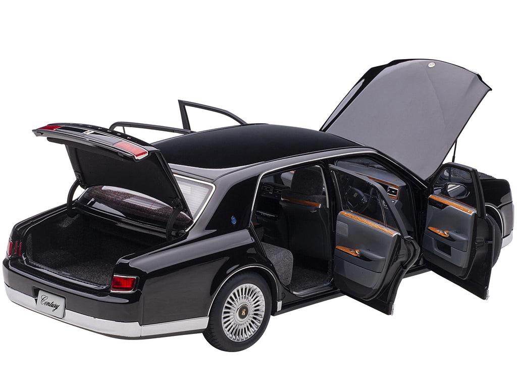 Toyota Century RHD (Right Hand Drive) Black 1/18 Model Car by Autoart - image 2