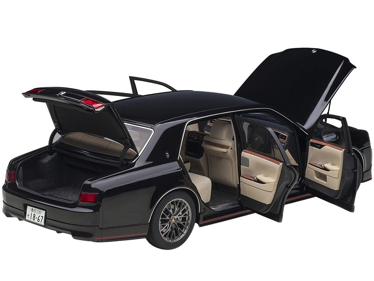 Toyota Century GRMN RHD (Right Hand Drive) Black 1/18 Model Car by Autoart - image 2
