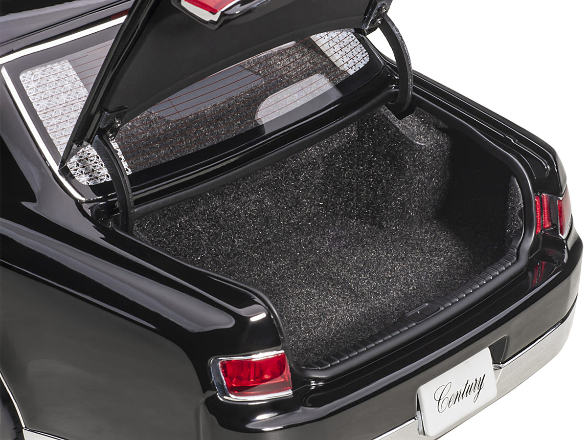 Toyota Century with Curtains RHD (Right Hand Drive) Black Special Edition 1/18 Model Car by Autoart - image 4