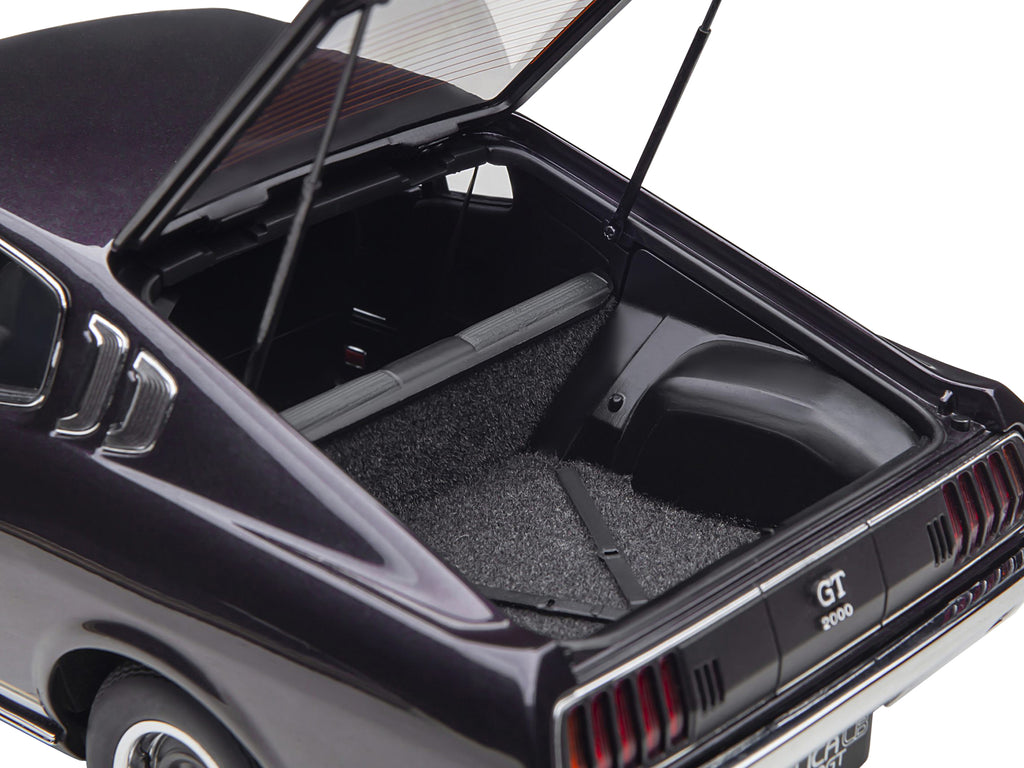 1973 Toyota Celica Liftback 2000GT (RA25) RHD (Right Hand Drive) Dark Purple Metallic 1/18 Model Car by Autoart - image 3