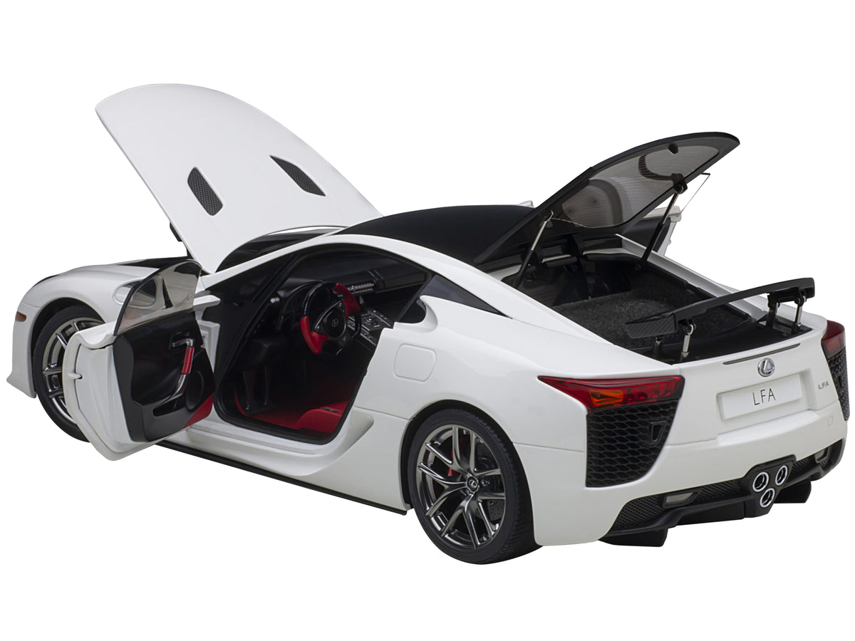 Lexus LFA Whitest White with Carbon Top 1/18 Model Car by Autoart - image 2