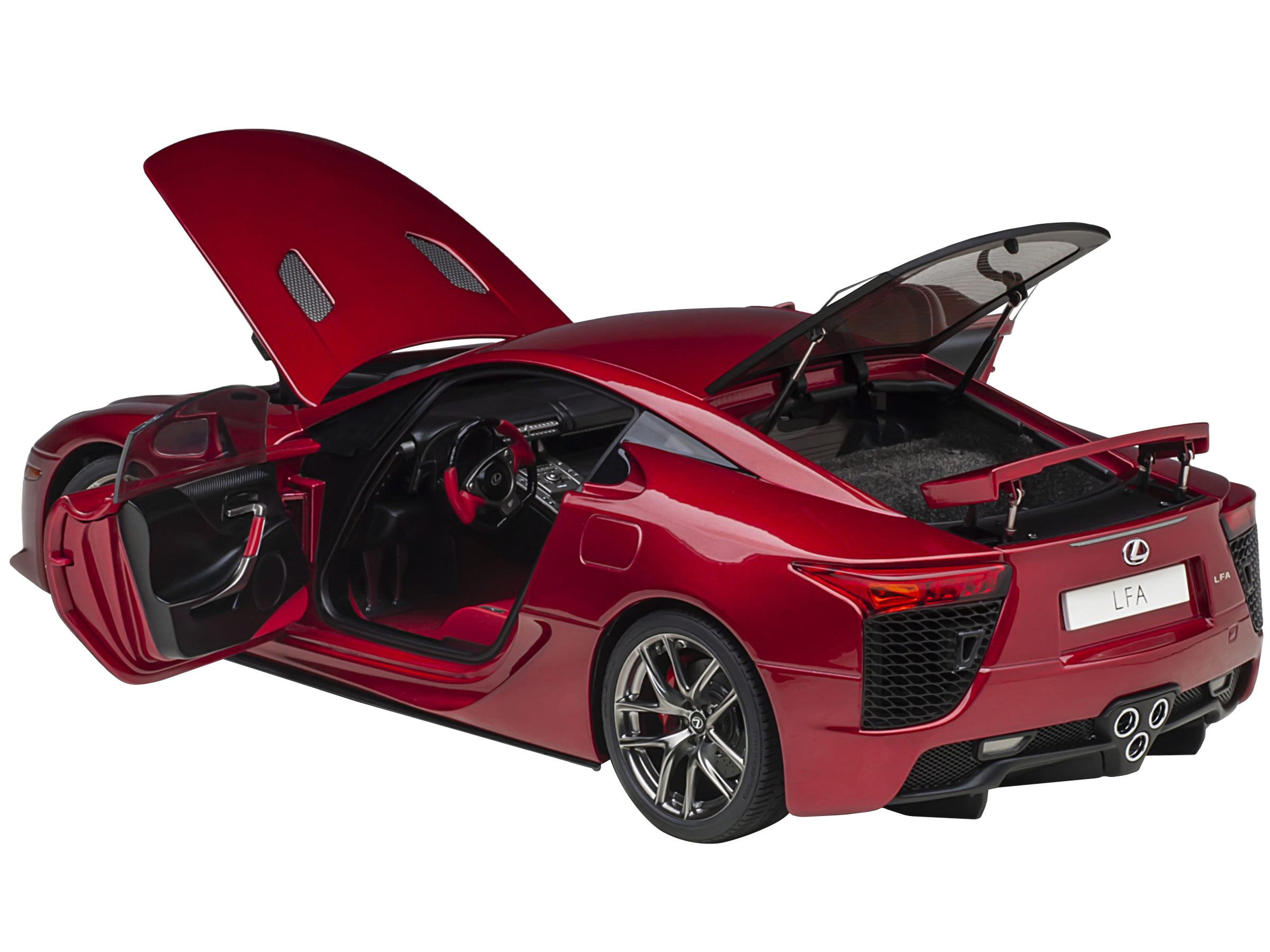 Lexus LFA Pearl Red Metallic 1/18 Model Car by Autoart - image 2