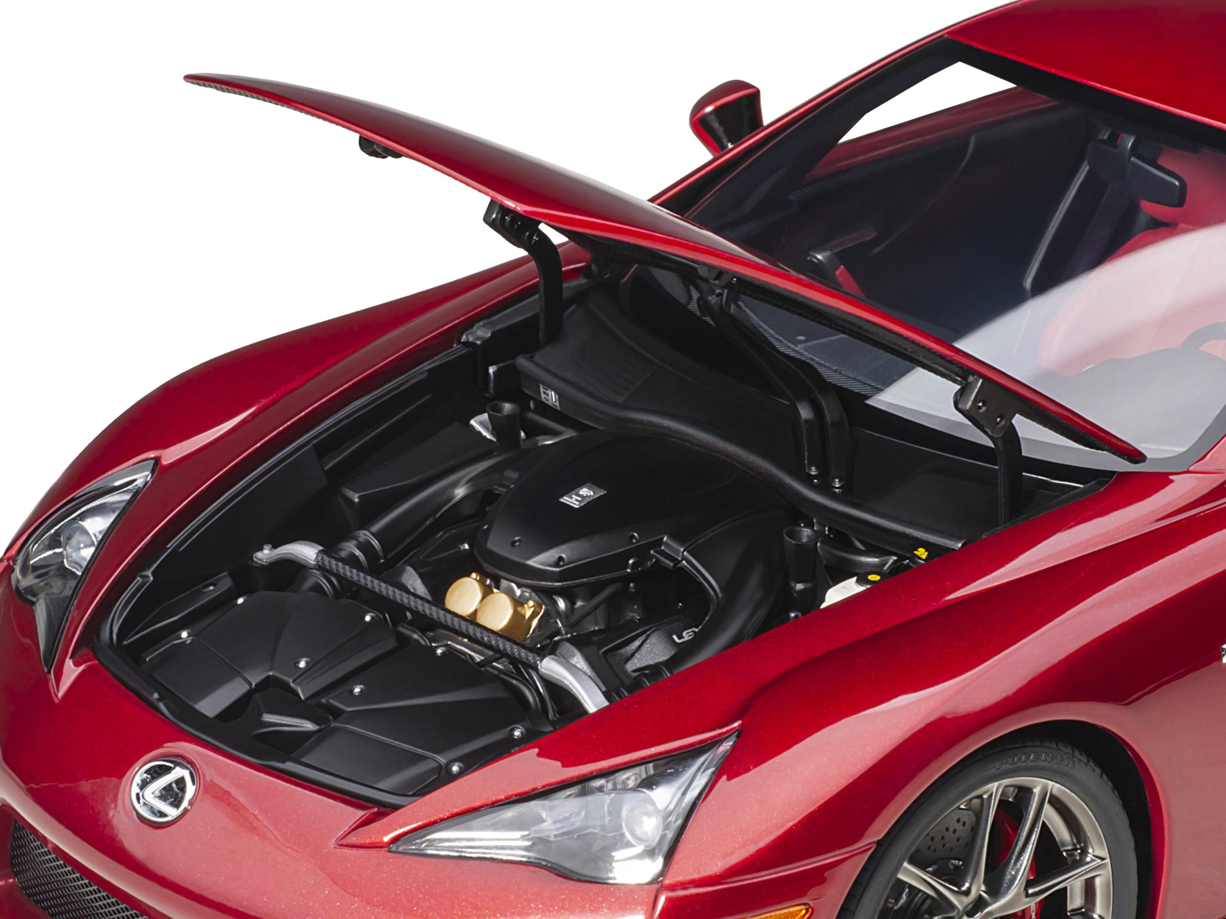 Lexus LFA Pearl Red Metallic 1/18 Model Car by Autoart - image 3