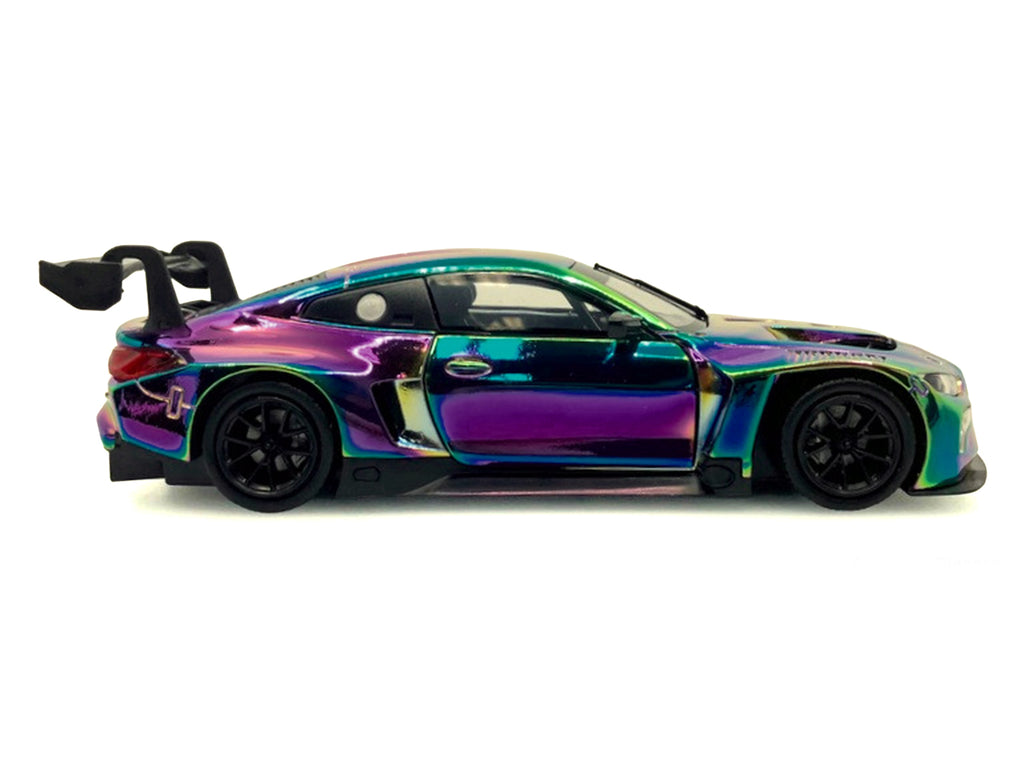 BMW M4 GT3 Chameleon Chrome "Custom Wrap" Series 1/24 Diecast Model Car by Motormax - image 3
