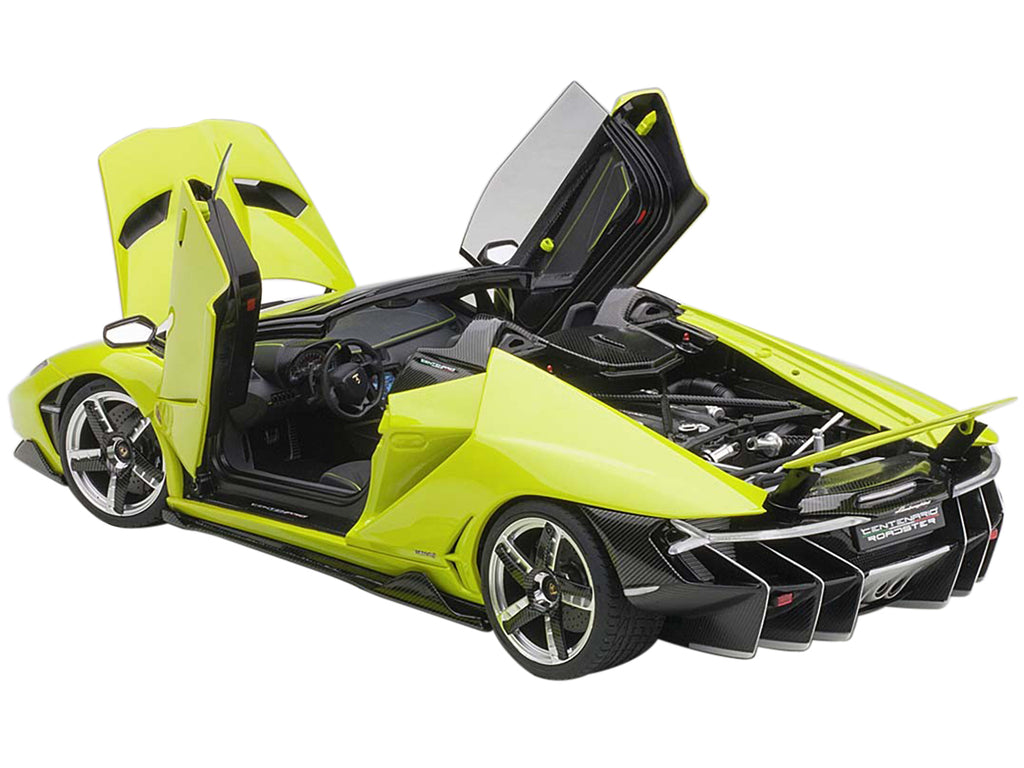 Lamborghini Centenario Roadster Verde Scandal / Solid Light Green 1/18 Model Car by Autoart - image 2
