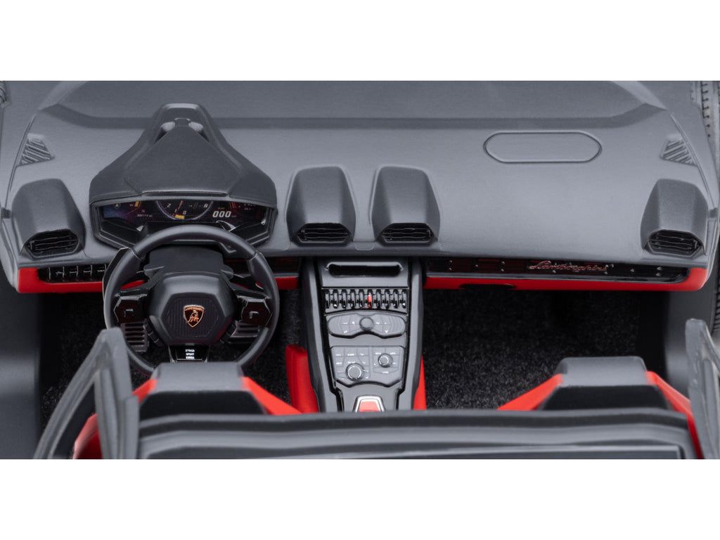 Lamborghini Huracan GT "LB-Silhouette Works" Hyper Red Metallic with Black Top 1/18 Model Car by Autoart - image 3