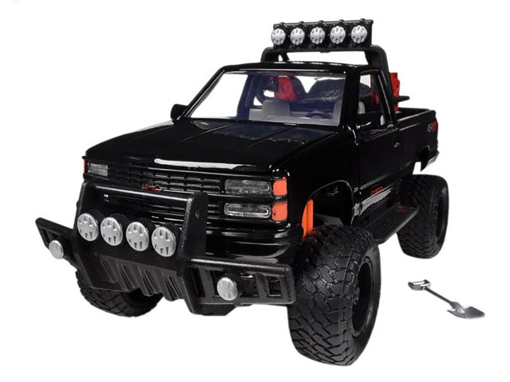 1992 Chevrolet 454 SS Pickup Truck Off Road Black 1/24 Diecast Model by Motormax - image 2