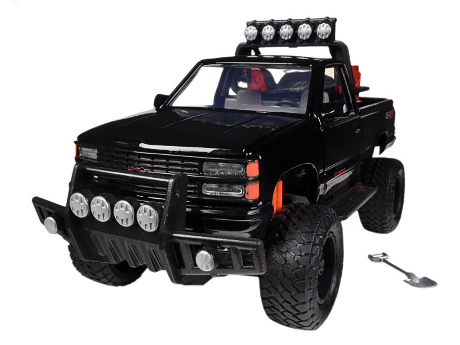 1992 Chevrolet 454 SS Pickup Truck Off Road Black 1/24 Diecast Model by Motormax - image 2