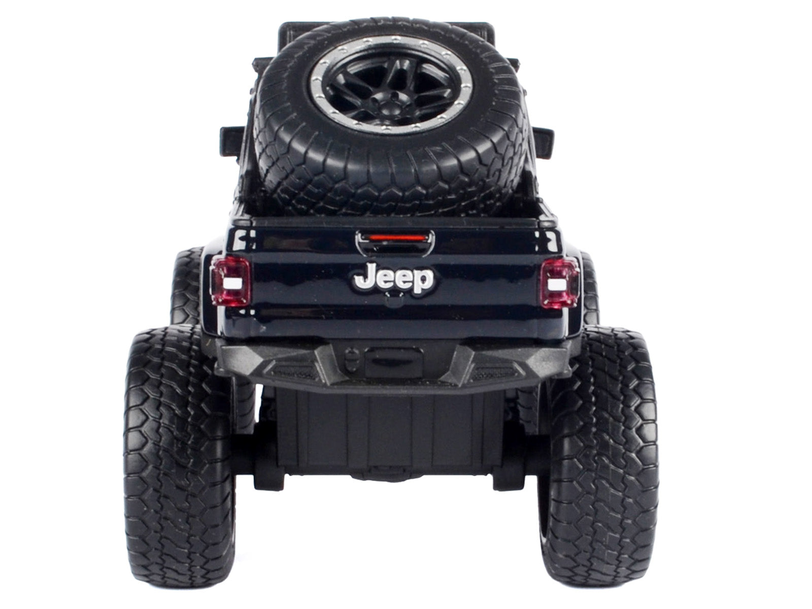2021 Jeep Gladiator Rubicon Off-Road Pickup Truck Black with Matt Black Top "Off Road" Series 1/27 Diecast Model Car by Motormax - image 5