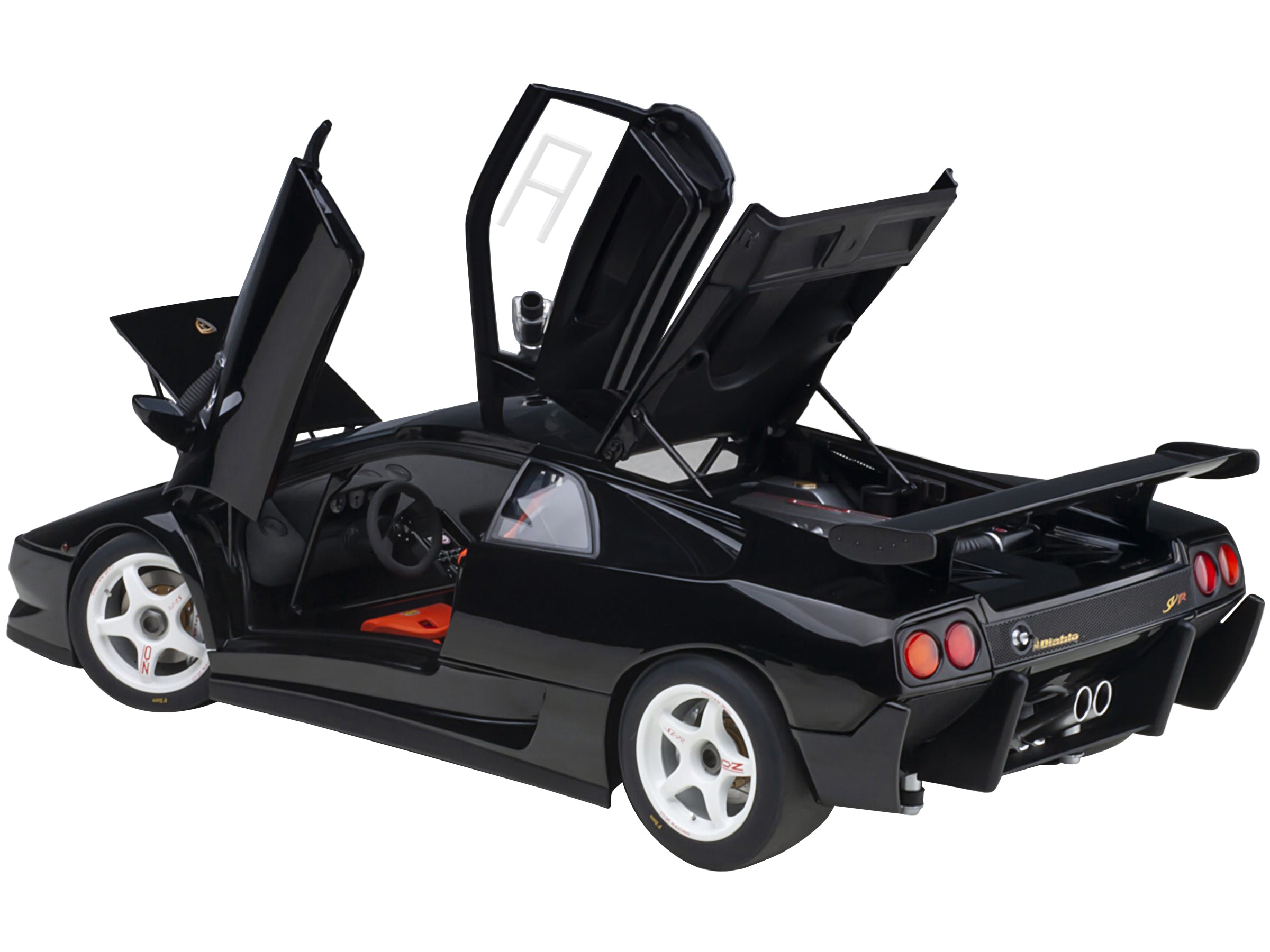 Lamborghini Diablo SV-R Deep Black 1/18 Model Car by Autoart - image 2