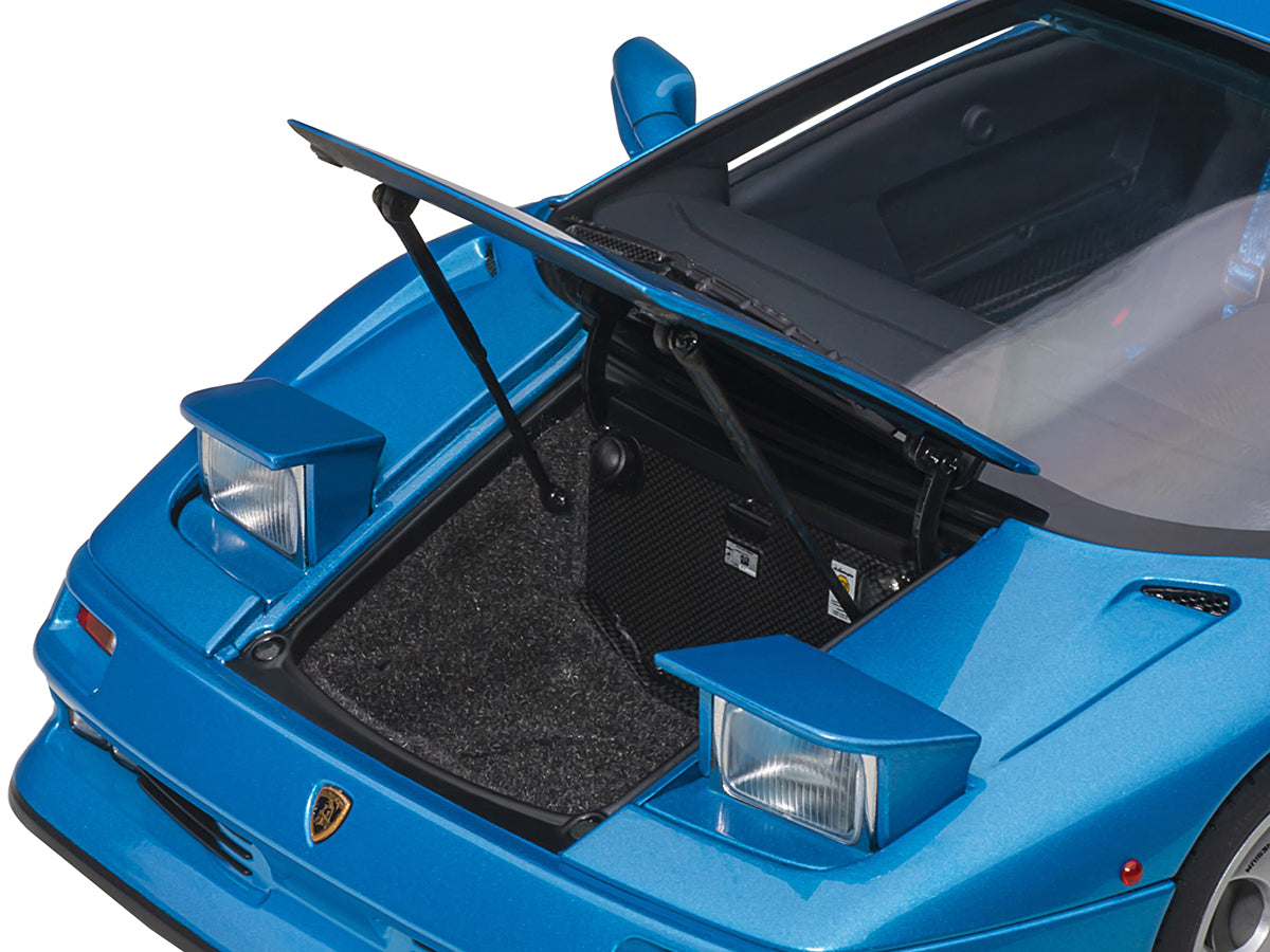 Lamborghini Diablo SE30 Blu Sirena Blue Metallic 1/18 Model Car by Autoart - image 3