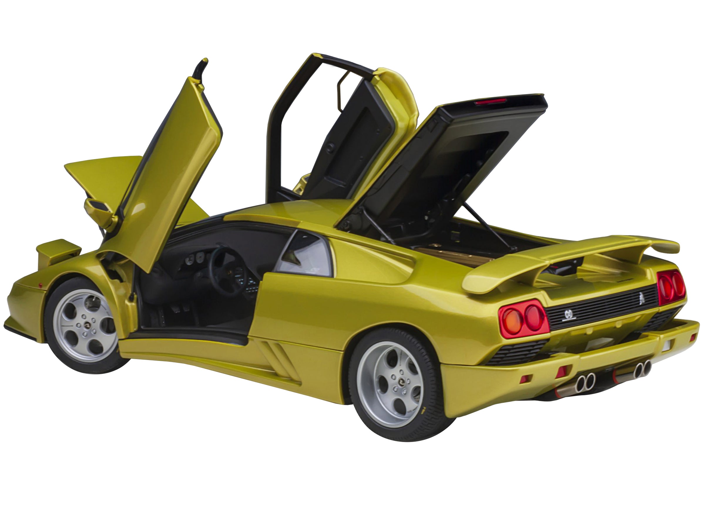 Lamborghini Diablo SE30 Giallo Spyder Yellow Metallic 1/18 Model Car by Autoart - image 2