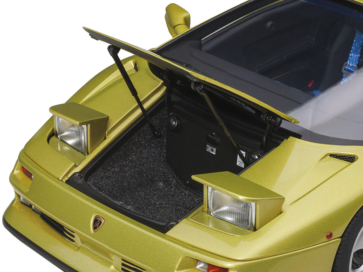 Lamborghini Diablo SE30 Giallo Spyder Yellow Metallic 1/18 Model Car by Autoart - image 3