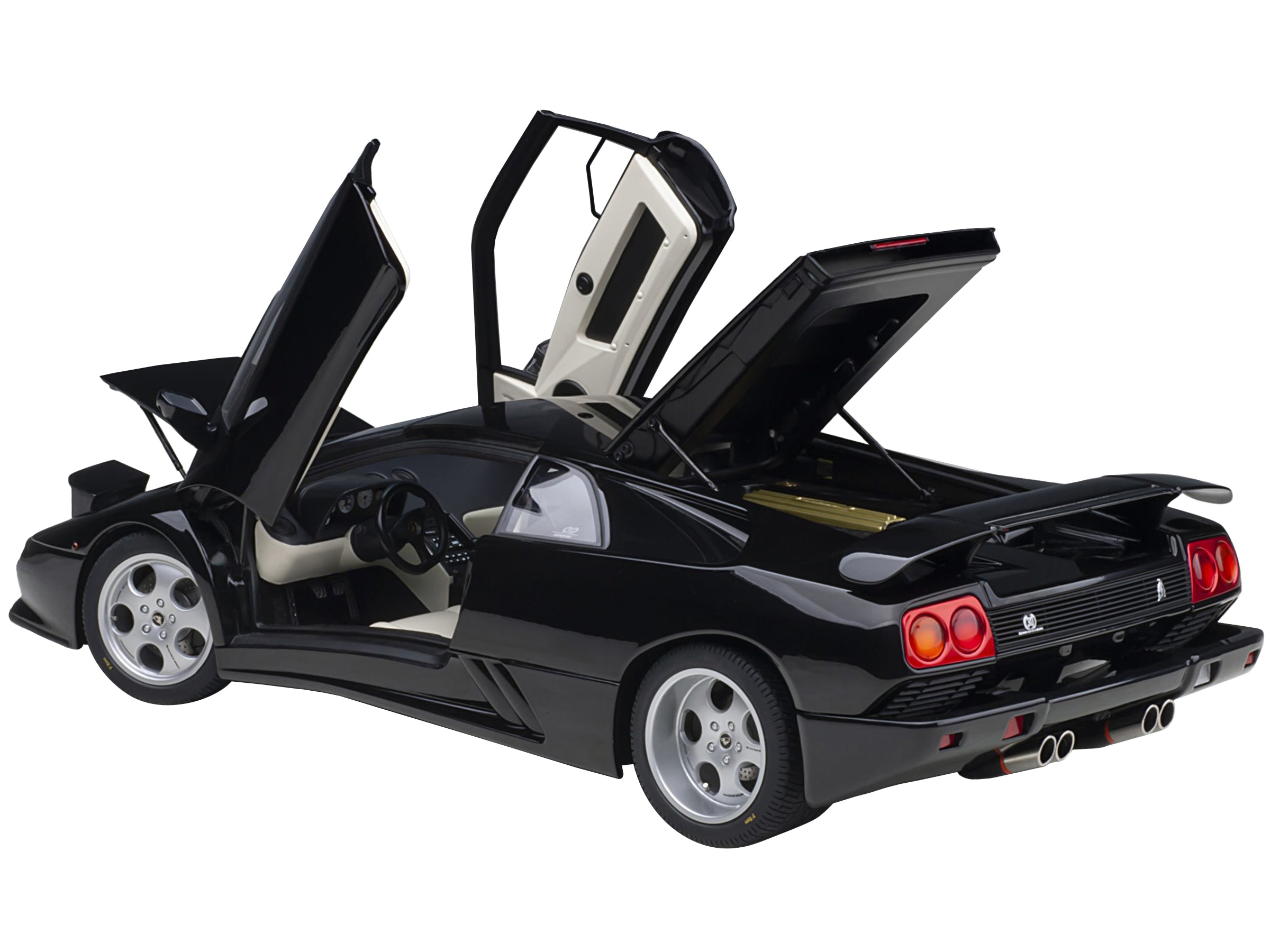 Lamborghini Diablo SE30 Deep Black Metallic 1/18 Model Car by Autoart - image 2