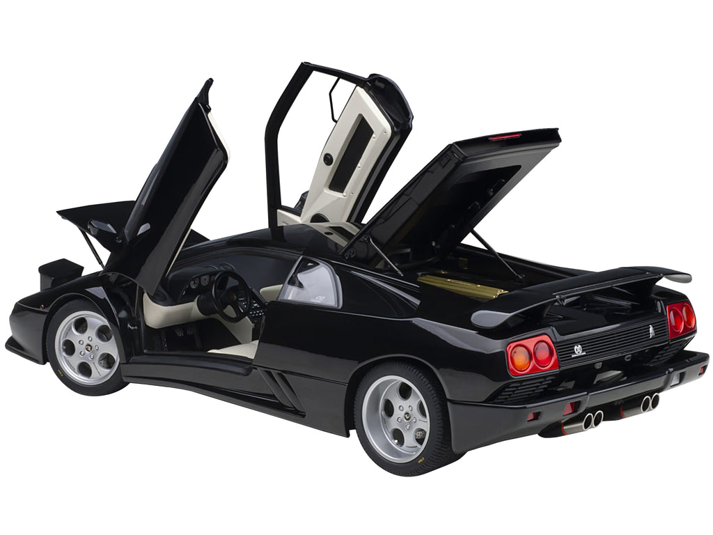 Lamborghini Diablo SE30 Deep Black Metallic 1/18 Model Car by Autoart - image 2