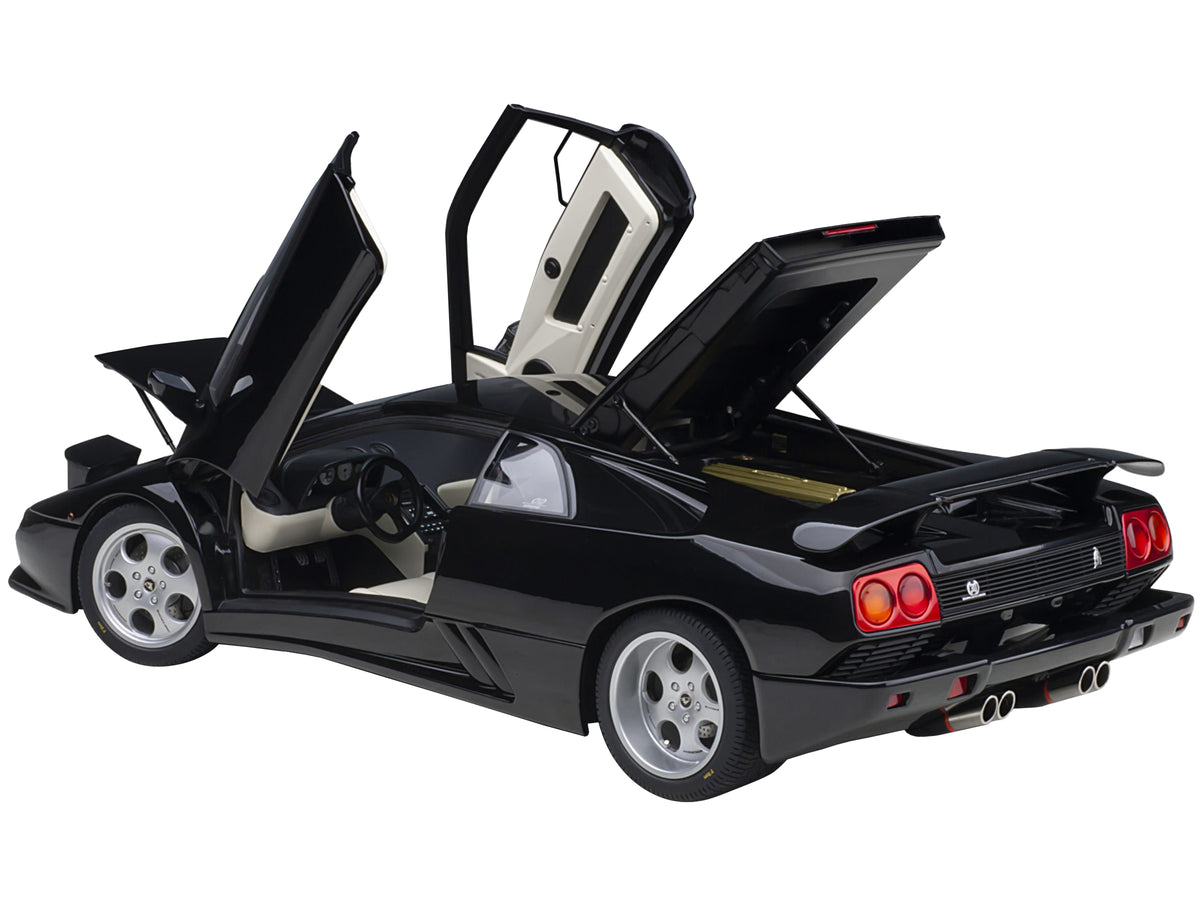 Lamborghini Diablo SE30 Deep Black Metallic 1/18 Model Car by Autoart - image 2