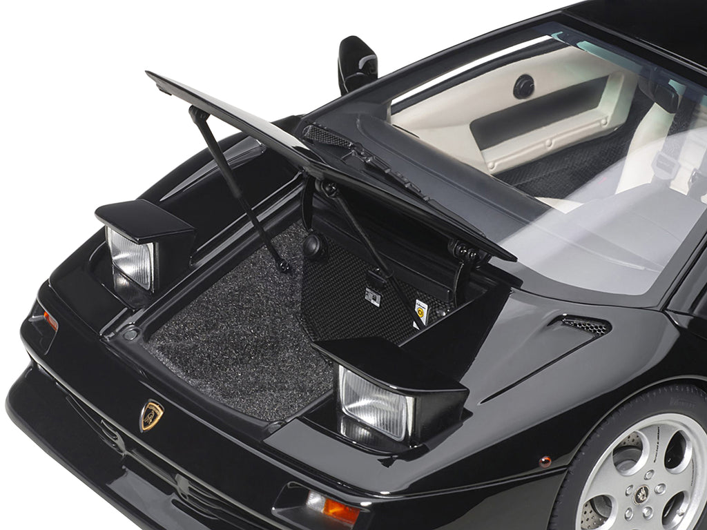 Lamborghini Diablo SE30 Deep Black Metallic 1/18 Model Car by Autoart - image 3