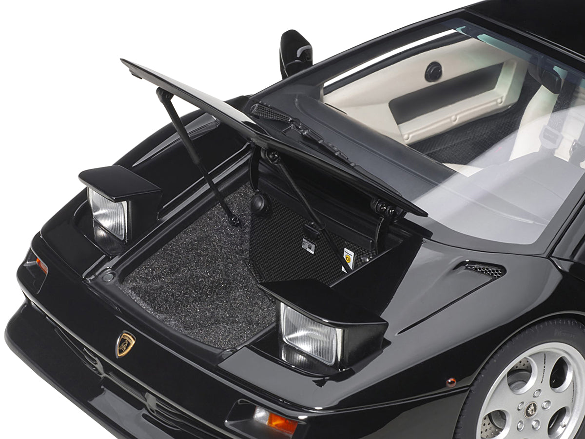 Lamborghini Diablo SE30 Deep Black Metallic 1/18 Model Car by Autoart - image 3