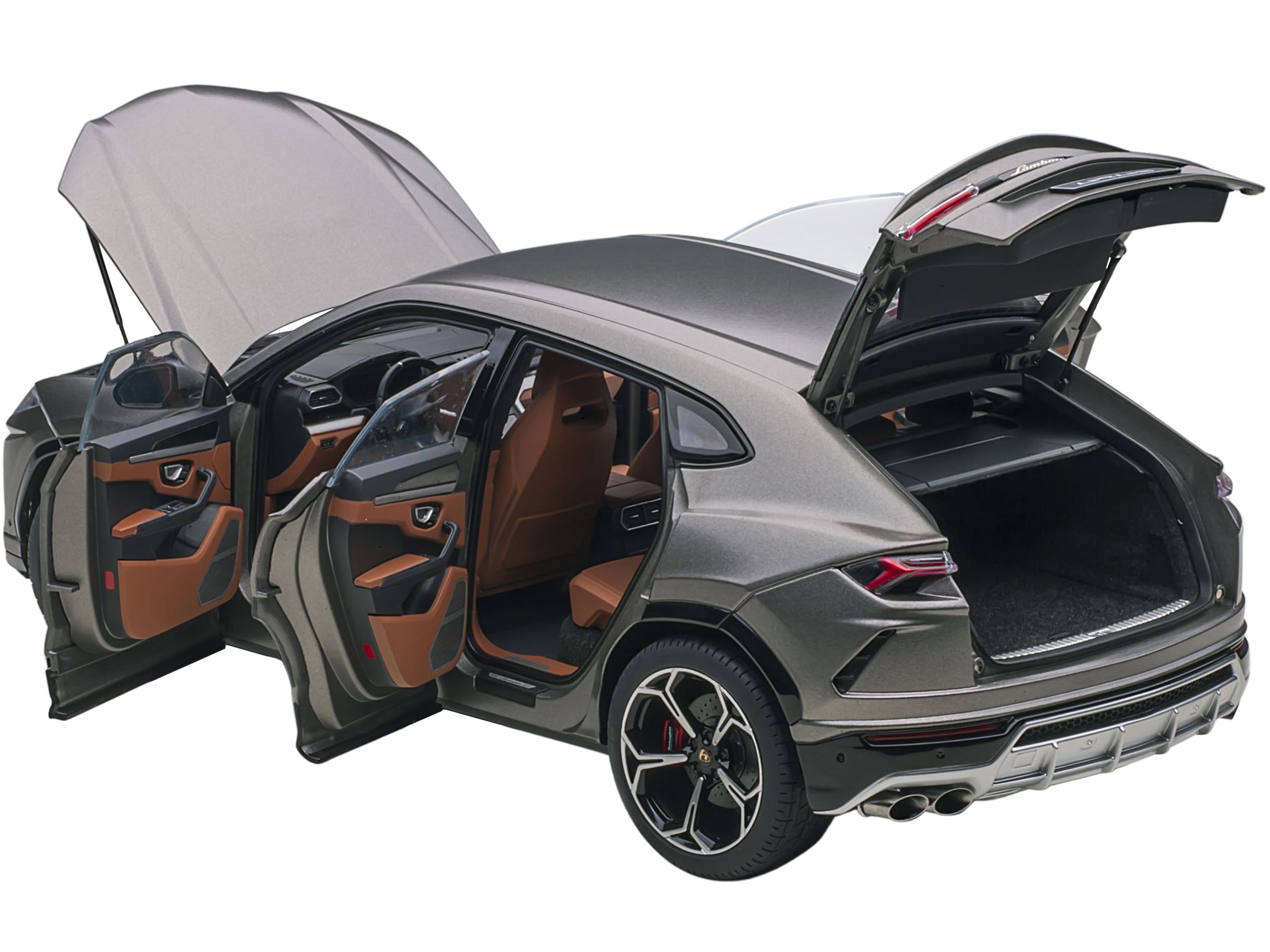 Lamborghini Urus Grigio Lynx Gray Metallic 1/18 Model Car by Autoart - image 2