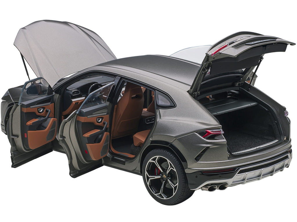 Lamborghini Urus Grigio Lynx Gray Metallic 1/18 Model Car by Autoart - image 2